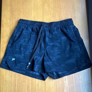 Fabletics Black Camouflage Shorts